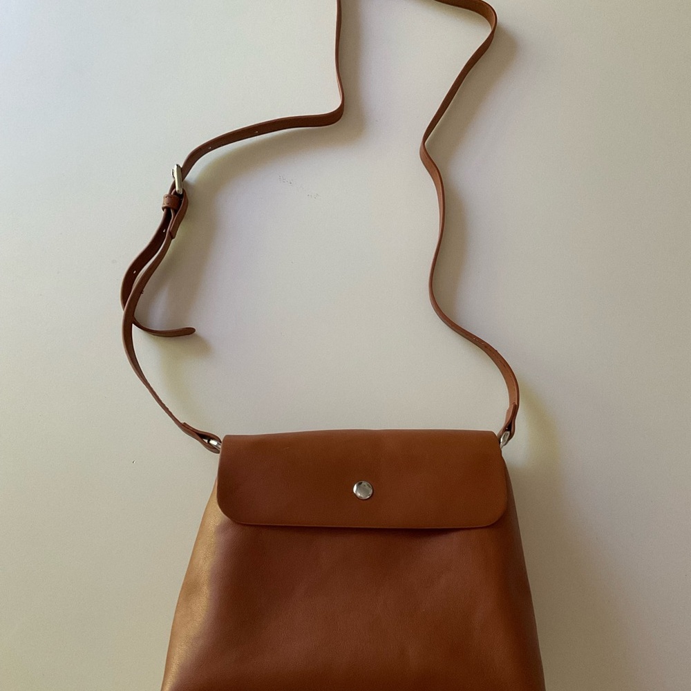 NEW Soft Faux Leather Flap Purse Saddle Bag Crossbody Shoulder Brown